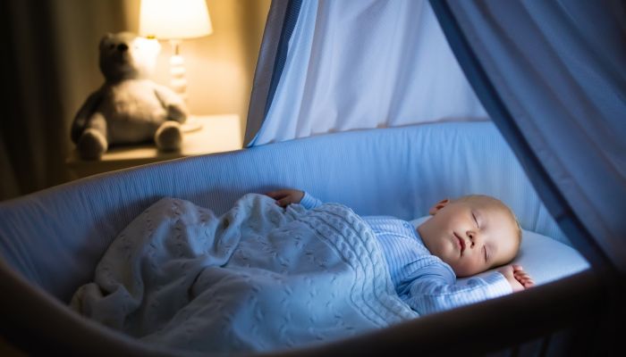 Kids Baby Healthy Development Crib Hammock Holder Organizer For Infant Sleeping 
