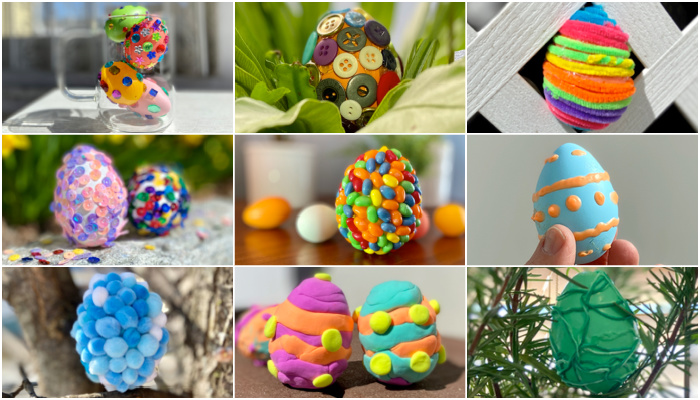 DIY Motorized Easter Egg Decorator Kit Plastic Multicolor For Kids Children