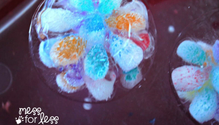 Frozen water beads from Mess for Less