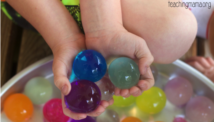 Giant water beads from Teaching Mama