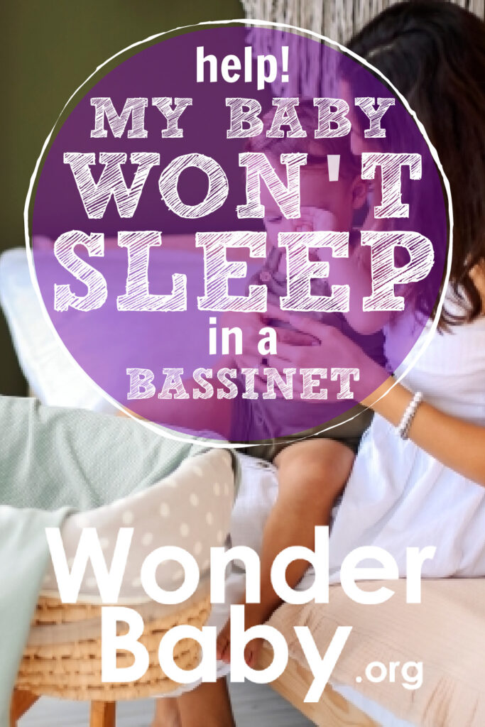 Help! My Baby Won't Sleep in a Bassinet Pin