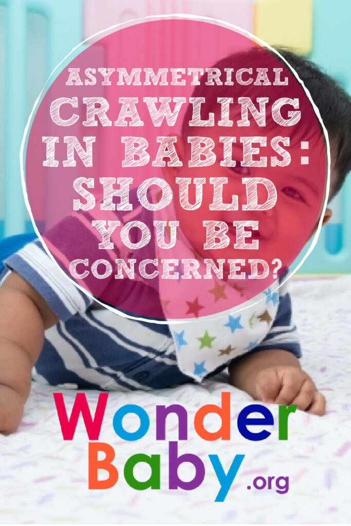 Asymmetrical Crawling in Babies: Should You Be Concerned Pin