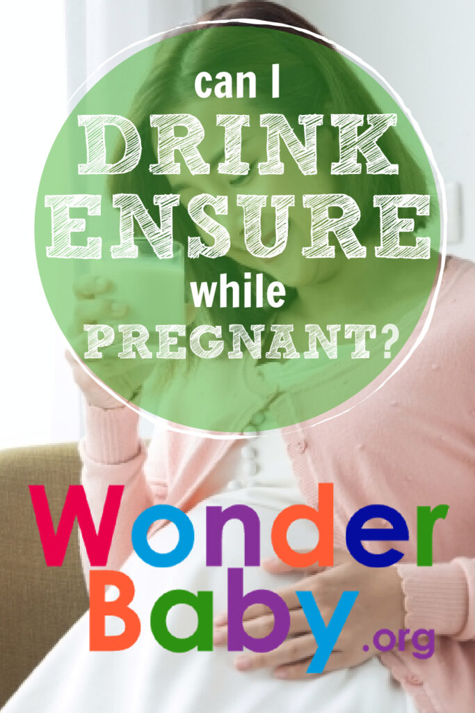 Can I drink ensure while pregnant pin