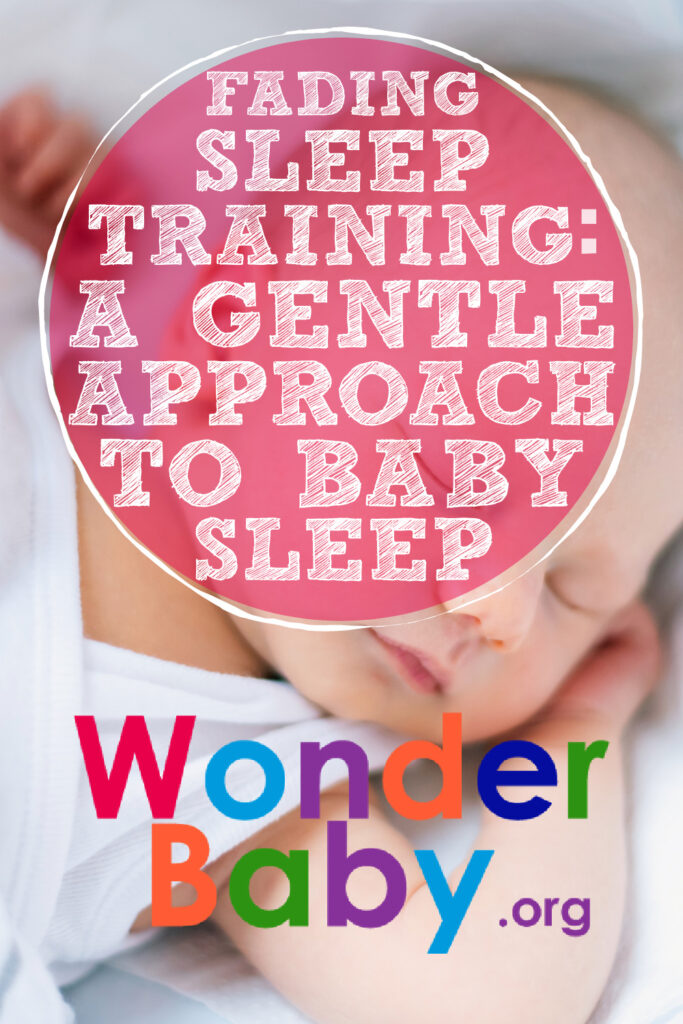 Fading sleep training a gentle approach to baby sleep