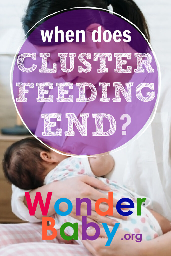 When does cluster feeding end pin