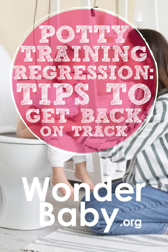 Potty Training Regression: Tips to Get Back on Track Pin