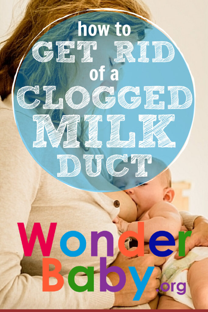 How to Get Rid of a Clogged Milk Duct Pin