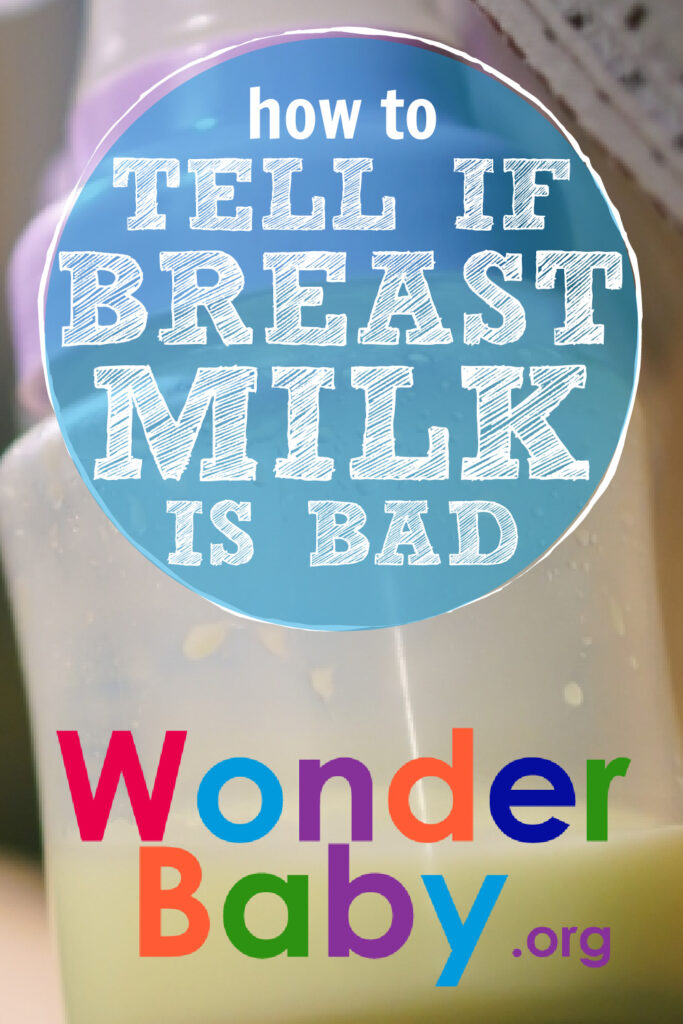 How to Tell if Breast Milk Is Bad Pin
