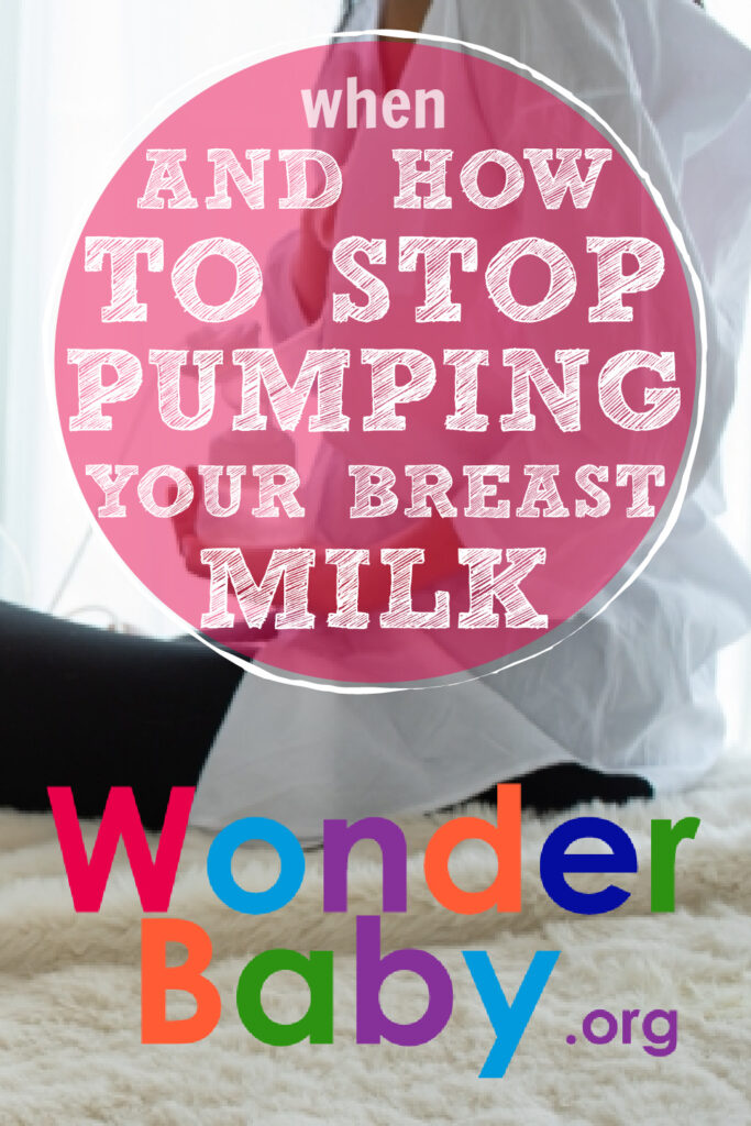 When and How to Stop Pumping Your Breast Milk Pin