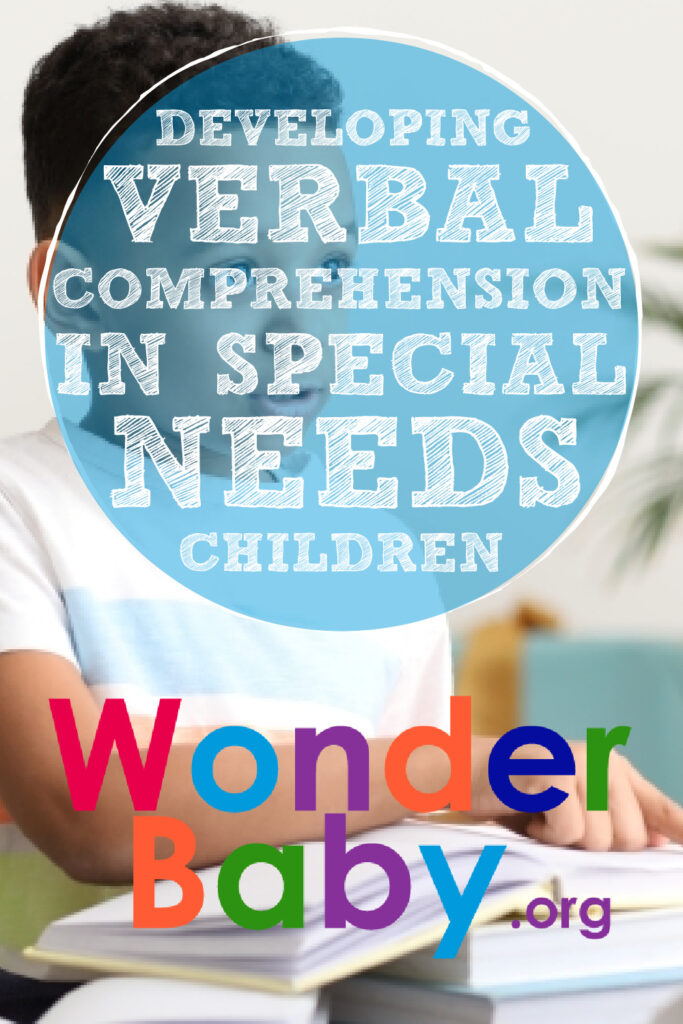 Developing Verbal Comprehension in Special Needs Children Pin