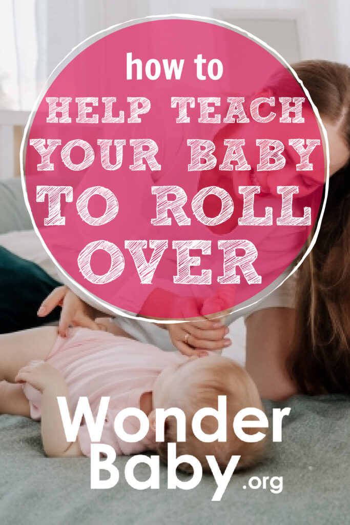 How to Help Teach Your Baby to Roll Over Pin