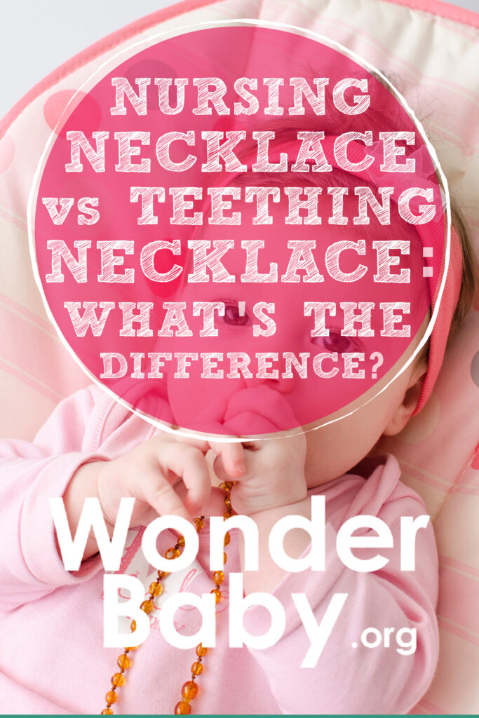 Nursing Necklace vs Teething Necklace: What's the Difference