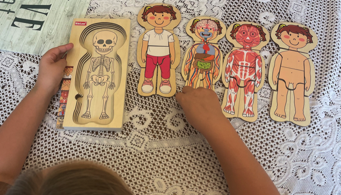 Kidzlane Wooden My Body Puzzle