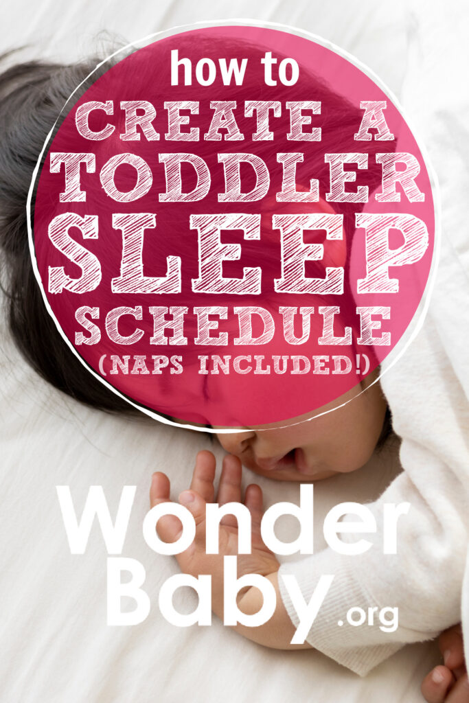 How to Create a Toddler Sleep Schedule (Naps Included!)
