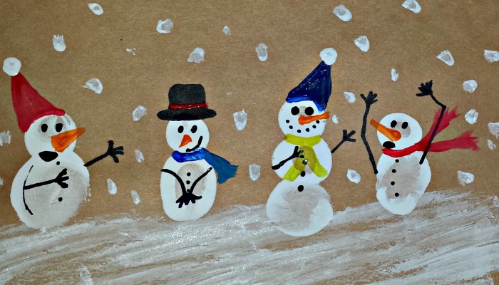 Fingerprint Snowmen