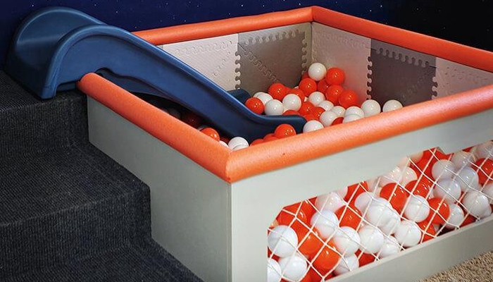 DIY Ball Pit With Slide