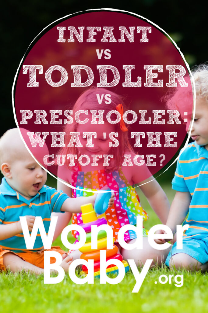 Infant vs Toddler vs Preschooler: What’s the Cutoff Age?