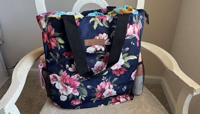 Dapper & Doll Floral Beach Bag