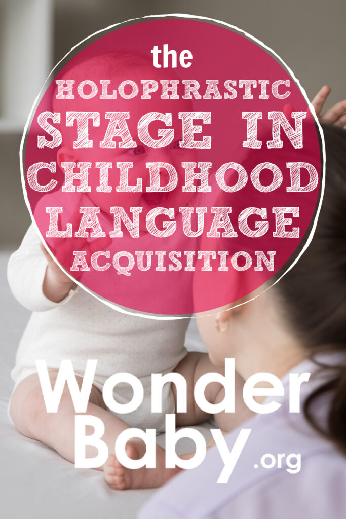 The Holophrastic Stage in Childhood Language Acquisition