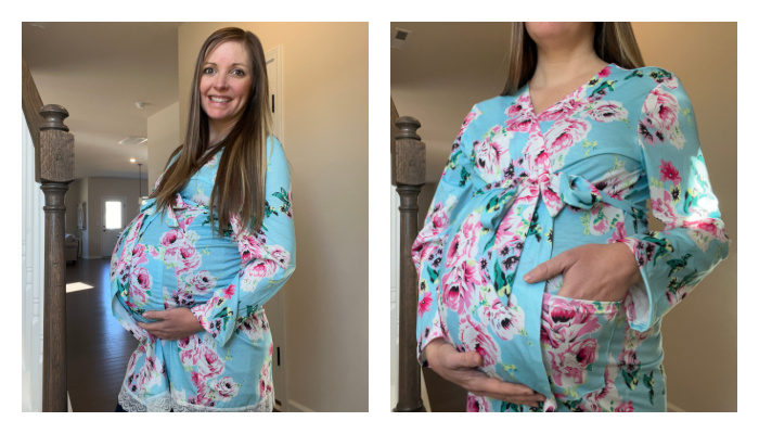 Women’s Maternity Robes Collage