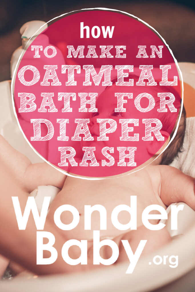 How to Make an Oatmeal Bath for Diaper Rash