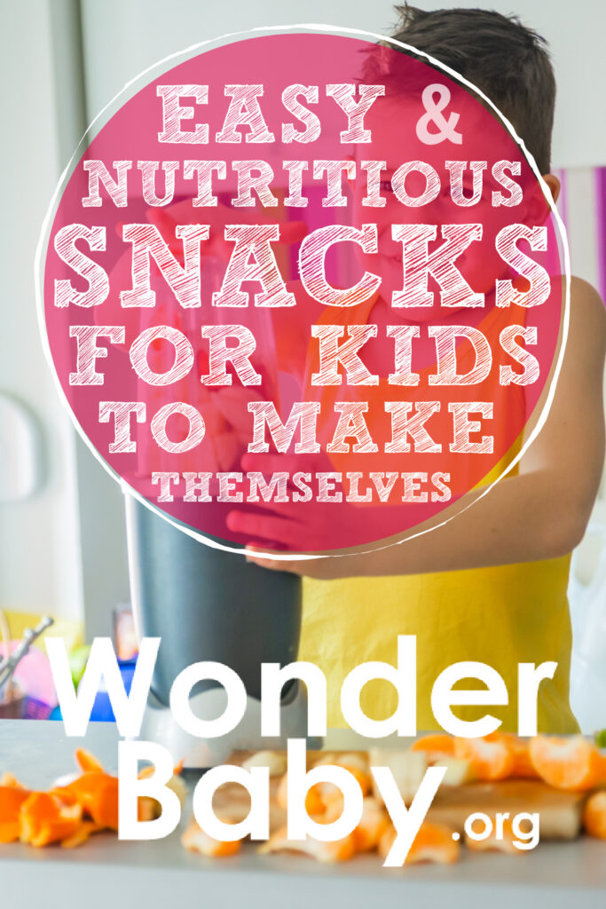 Easy & Nutritious Snacks for Kids To Make Themselves