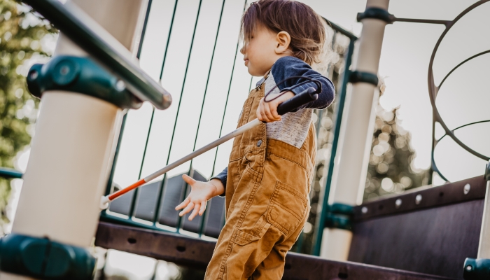 Blind or Visually Impaired Toddler.