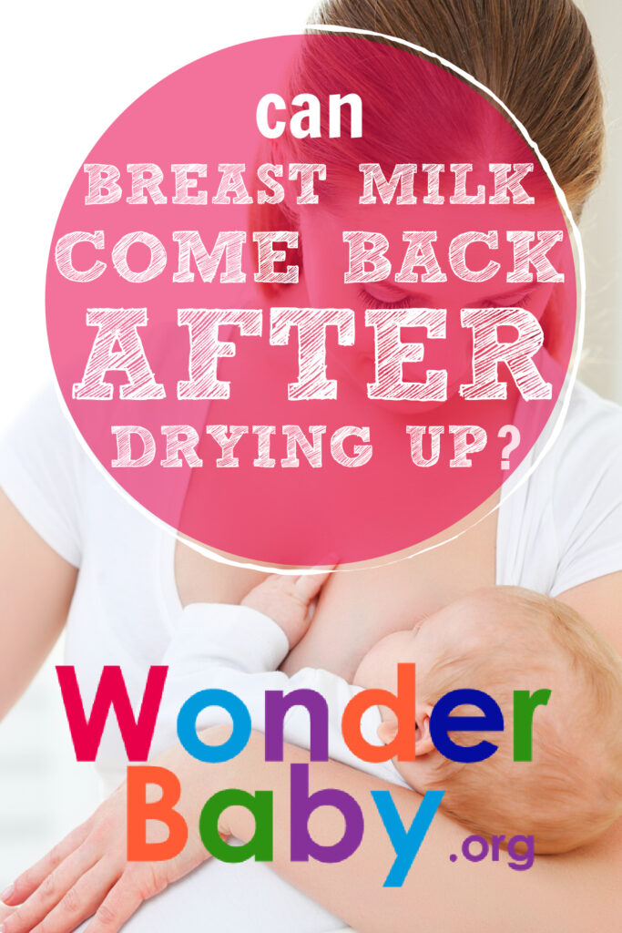 Can Breast Milk Come Back After Drying Up?