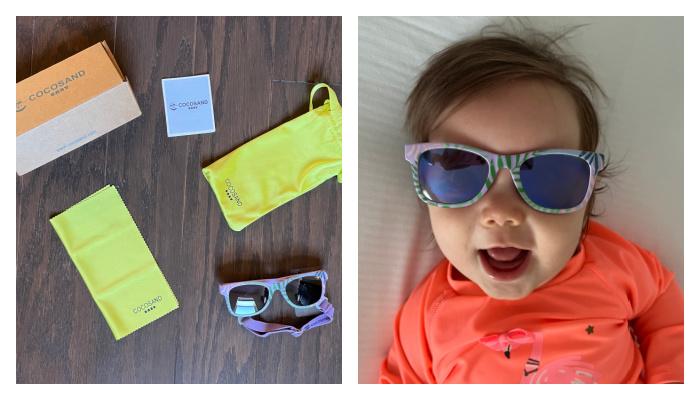 COCOSAND Baby Sunglasses with Strap UV400 Protection Collage