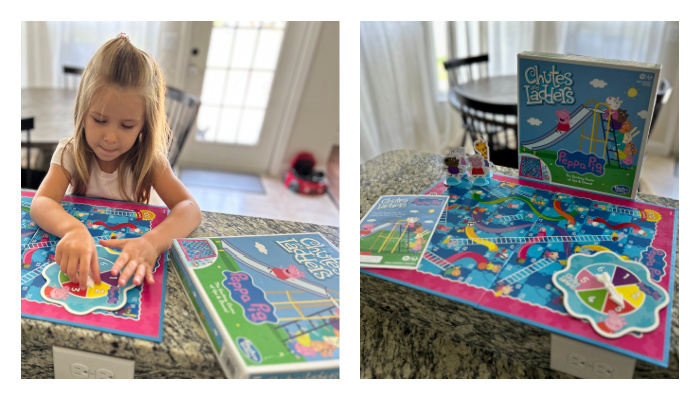 Chutes and Ladders: Peppa Pig Edition Kids Board Game, Preschool Board Games  for 2-4 Players 