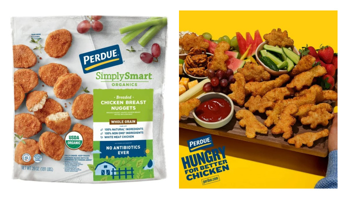 Perdue Simply Smart Organics Chicken Nuggets Collage