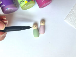 Peg Doll Painting for Kids | WonderBaby.org