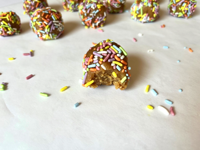 Peanut butter cookie bites.