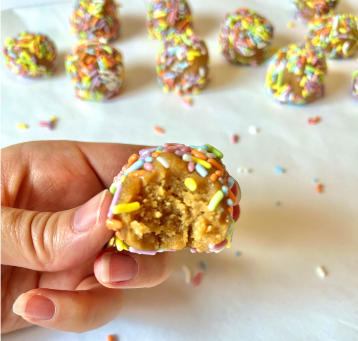 Peanut butter cookie bites.