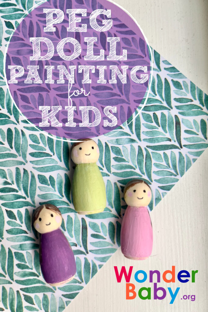 Peg Doll Painting for Kids