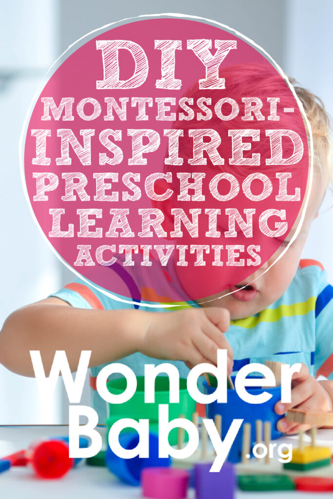 DIY Montessori-Inspired Preschool Learning Activities