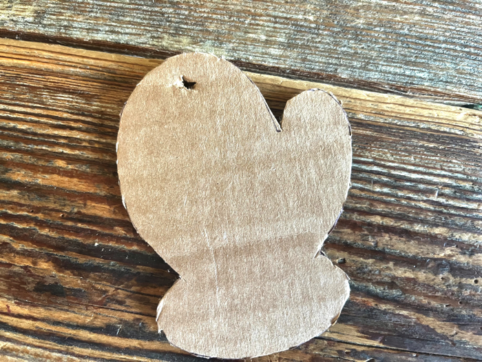 Cardboard Christmas Ornament Craft