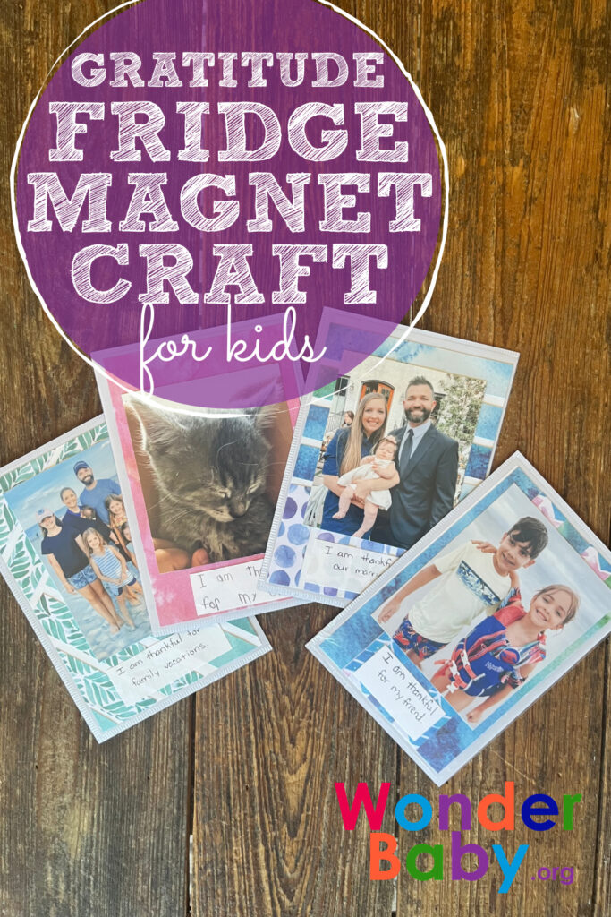 Gratitude Fridge Magnet Craft for Kids