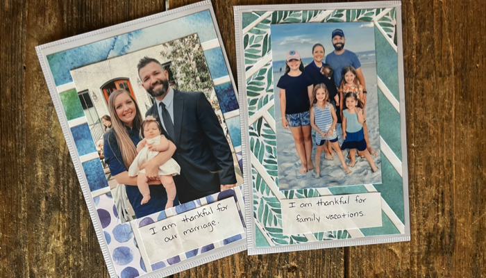 DIY gratitude fridge magnets