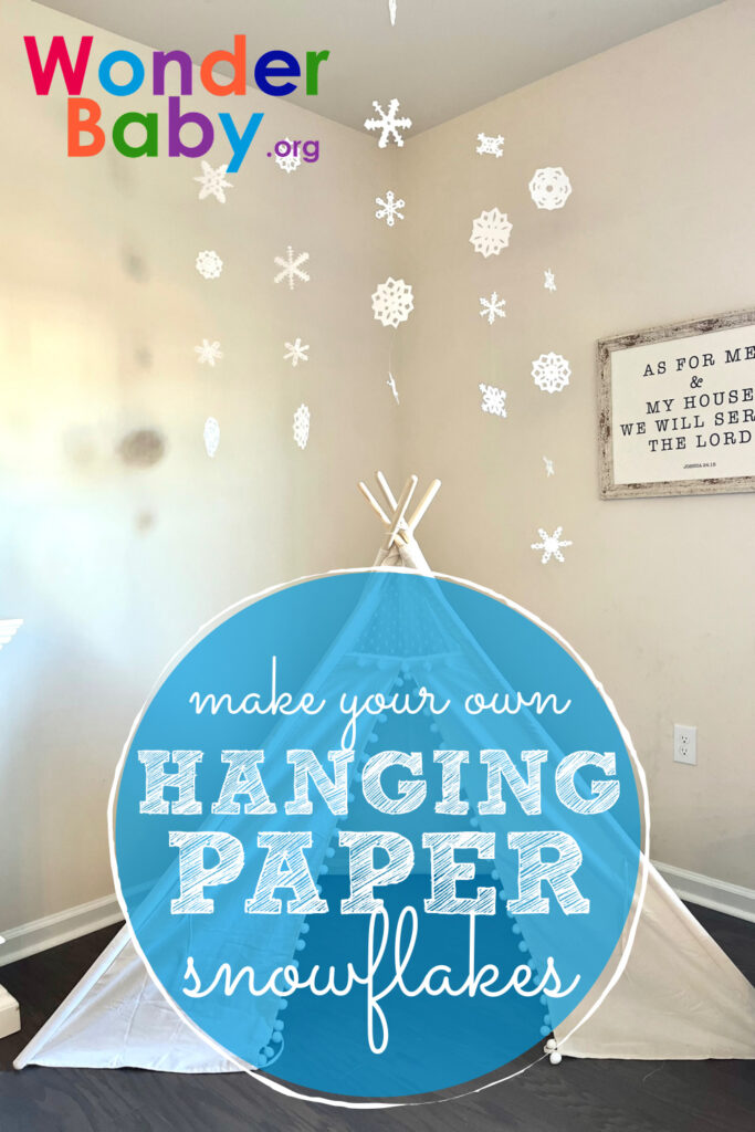 Hanging Paper Snowflakes