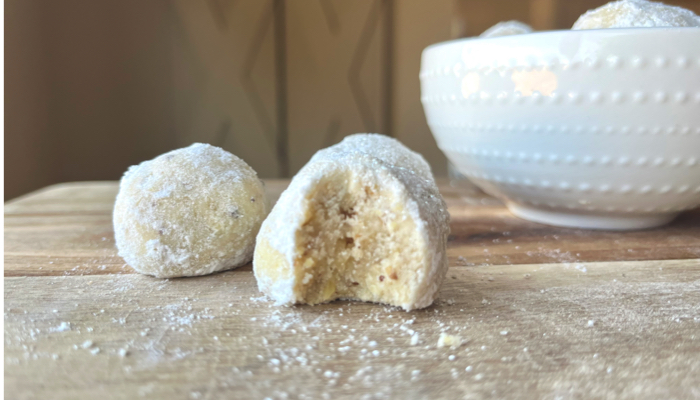 Sparkle Snowball Cookies