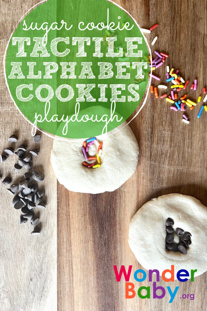 Tactile Alphabet Cookies With Sugar Cookie Playdough