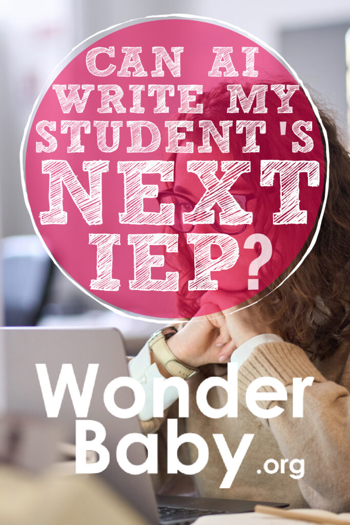 Can AI Write My Student’s Next IEP?