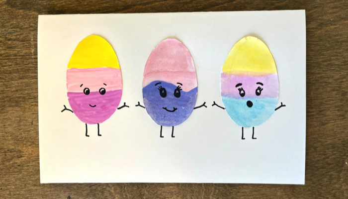 Easter Egg Greeting Card Craft