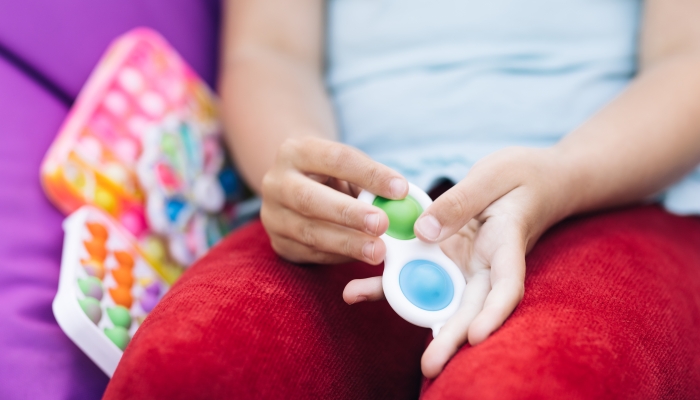 Pop it simple dimple popit anti-stress sensory toy for children.